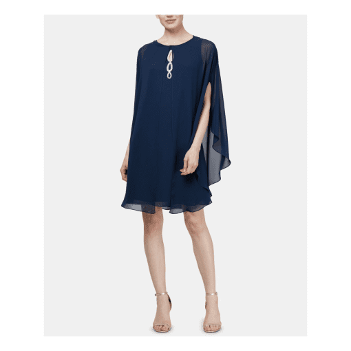 SL Fashions Embellished Shift Dress and Ja Navy 18 - Image 2