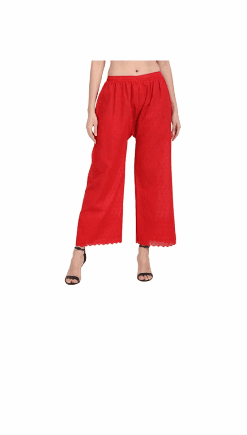 City Studio Red Wide Leg Pants - Size 0 - Women's Trousers - Image 3