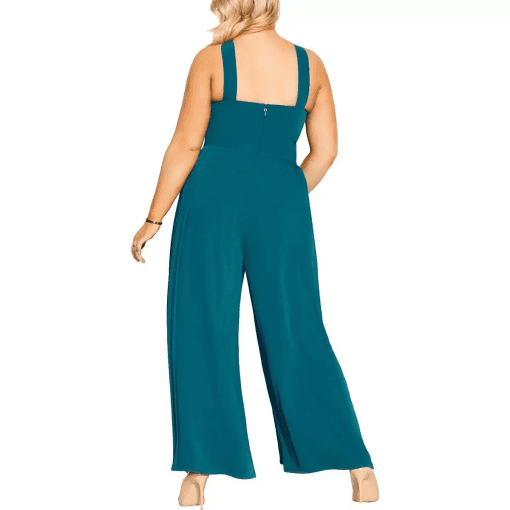 CITY CHIC City Chic Trendy Plus Size Har Teal 14W - Image 3