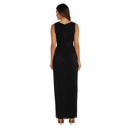 R M Richards Black Maxi Dress Size 14 - Formal Gown - Image 3