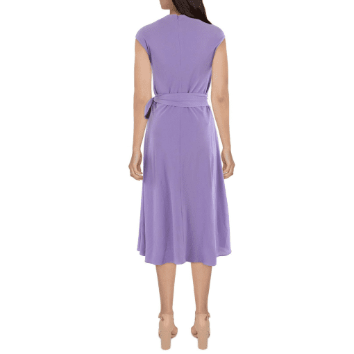 Lauren Ralph Lauren Lavender Midi Dress Size 14 - Cocktail Dress - Image 3