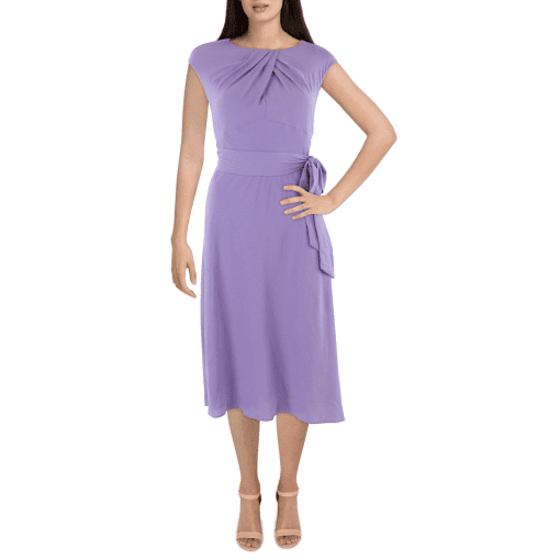 Lauren Ralph Lauren Lavender Midi Dress Size 14 - Cocktail Dress - Image 2