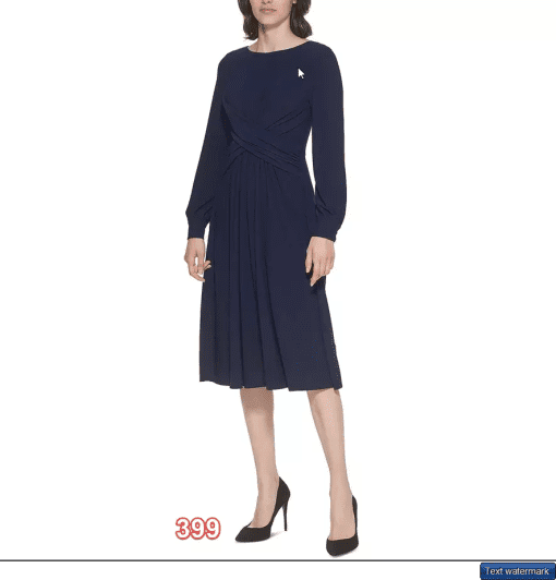 LS CROSS RUCHED MIDI - Image 2