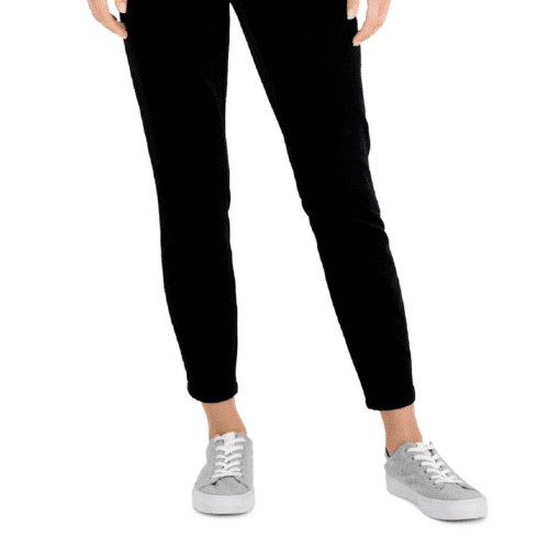 Tommy Hilfiger Womens Corduroy Skinny Ankle Black 12 - Image 4