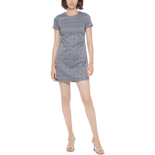 Calvin Klein Petite Ponte-Knit Jacquard She LimogesKhaki 10P - Image 2