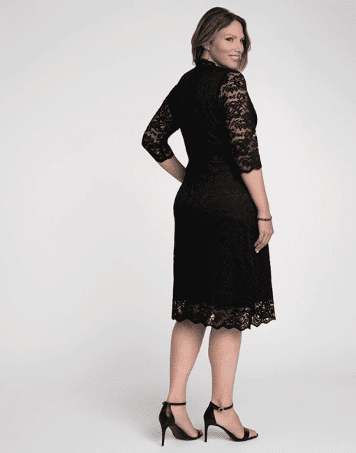 Kiyonna Plus Size Black Lace Dress - Formal Wear - 1X - Image 4