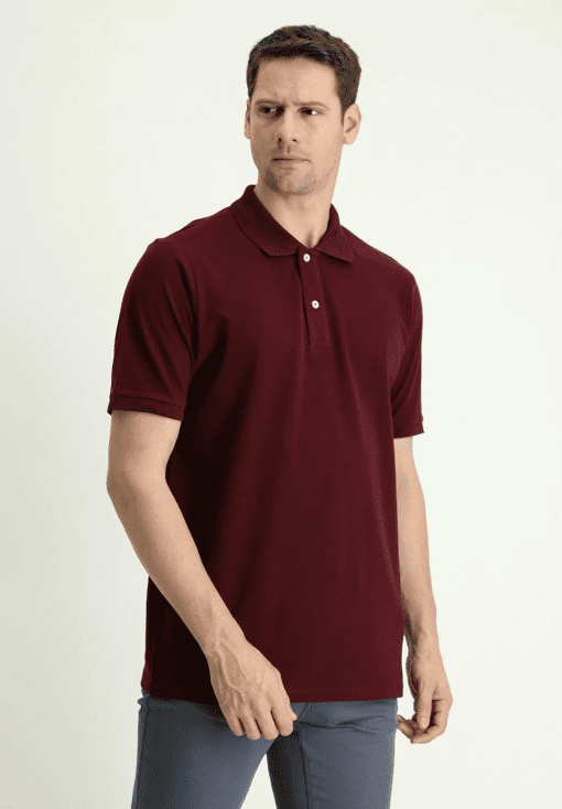 Club Room Garnet Red Henley Shirt - XXL - Men's Casual Wear - Image 2