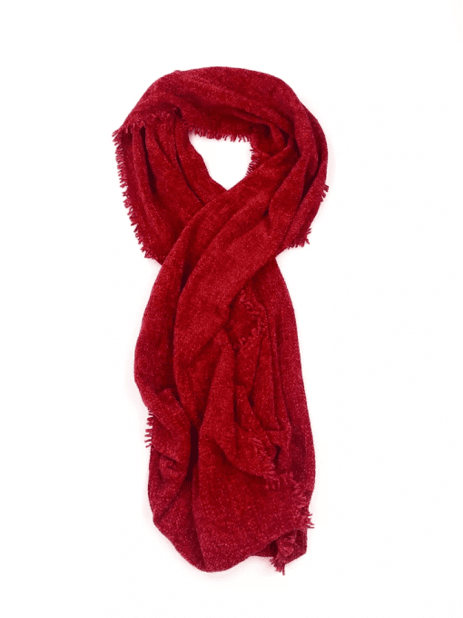 Charter Club Woven Chenille Super Soft Loop Scarf in Red One Size - Image 2