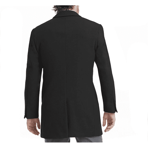 Calvin Klein Men's Prosper Wool-Blend X-Fit Overcoat, Black
48R - Image 3