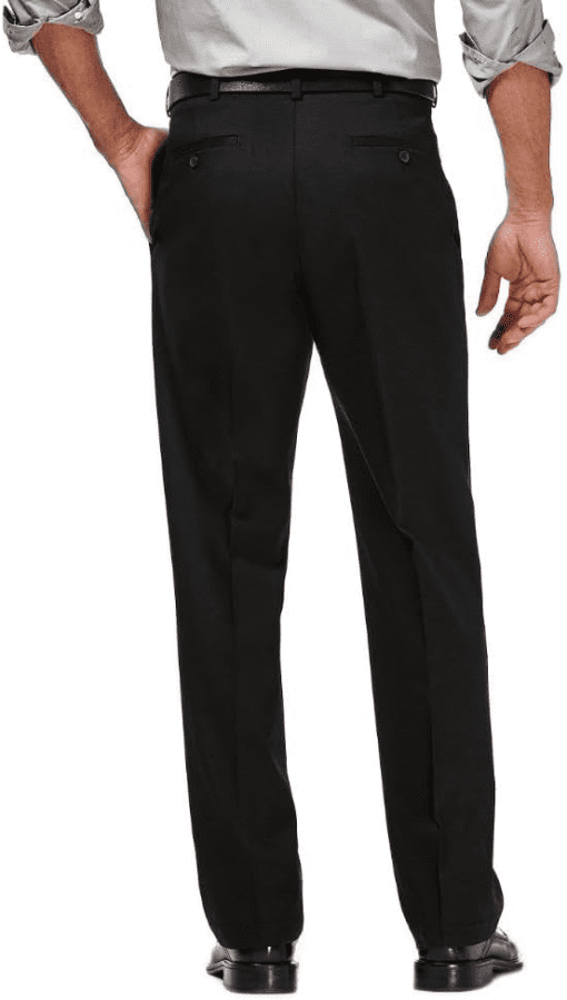 NWT VAN HEUSEN MEN'S STRAIGT FIT PREMIUM NON-IRON PANTS 33x32 - Image 3