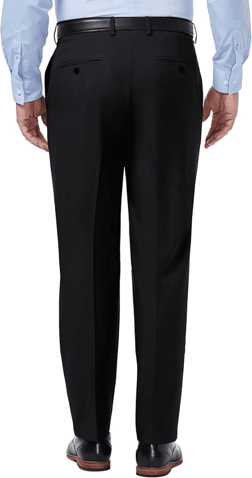 Haggar Mens Premium Comfort Classic Fit Flat Front Dress Pants - Regular and Big and Tall Sizes 43w x 34 L - Image 3