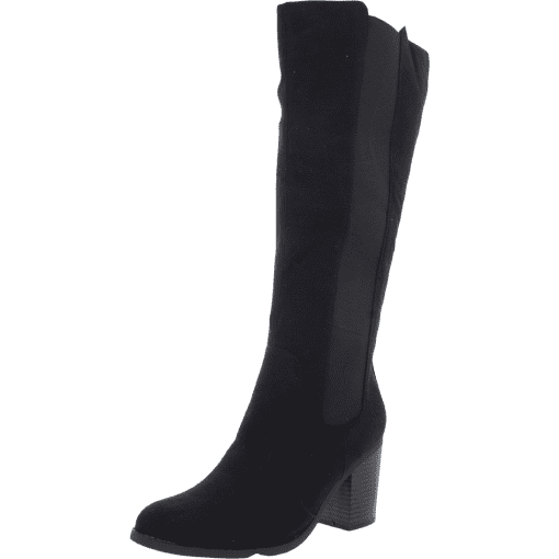 Sugar Black Knee High Boots - Size 11 - Women's Fashion Boots - Image 4