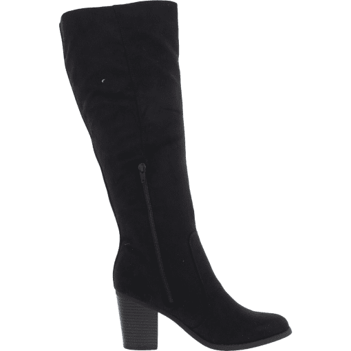 Sugar Black Knee High Boots - Size 11 - Women's Fashion Boots - Image 2