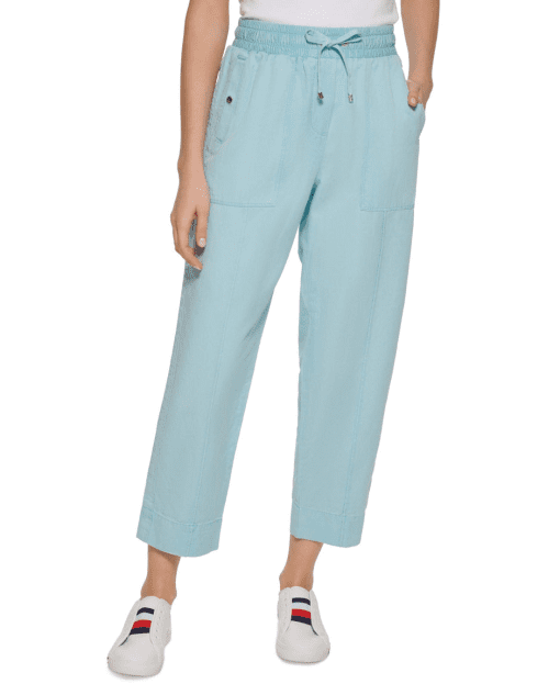 Tommy Hilfiger Cropped Pull-on Pants - Sea Angel XXL - Image 2