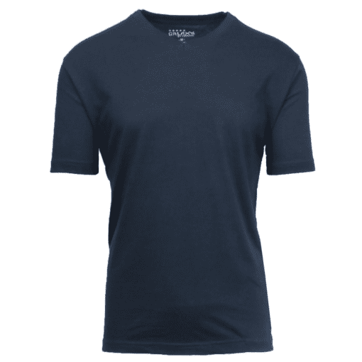 Galaxy By Harvic Men's Blue Short-Sleeve V-Neck T-Shirt Size M - Image 2