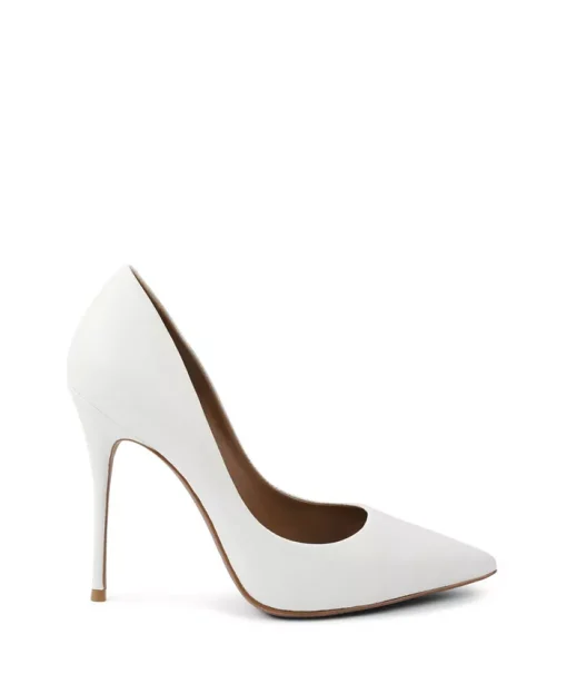 BCBGMAXAZRIA Nova Pump White Heel 9.5 - Image 2