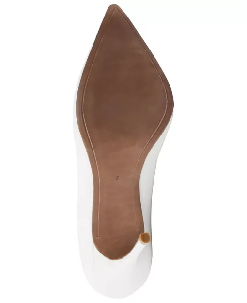 BCBGMAXAZRIA Nova Pump White Heel 9.5 - Image 5