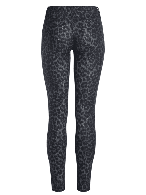 Style & Co Petite Animal-Print Pull-on Leggings, - Classic Animal Grey PL - Image 2