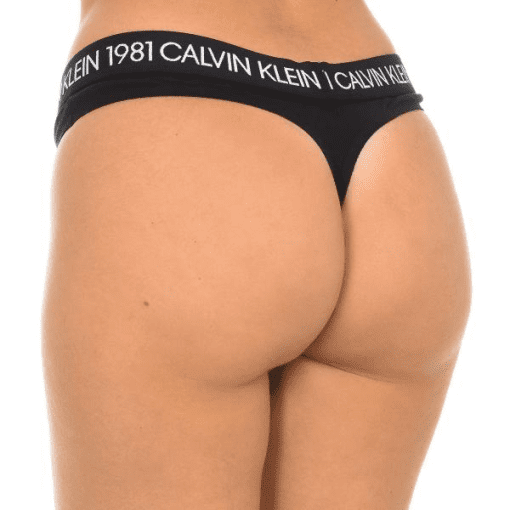 Calvin Klein 1981 Black Thong Panty Underwear - Plus Size 1X - Image 3