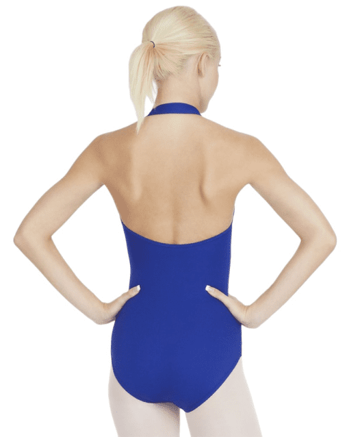 Capezio Adult Pull-Over Halter Leotard Royal L - Image 3