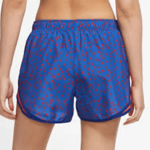 Nike Tempo Shorts Blue Floral Print Women's Running Shorts - Image 2