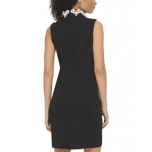 Jessica Howard Petite Lace-Trim Shift Dress 4P - Image 2