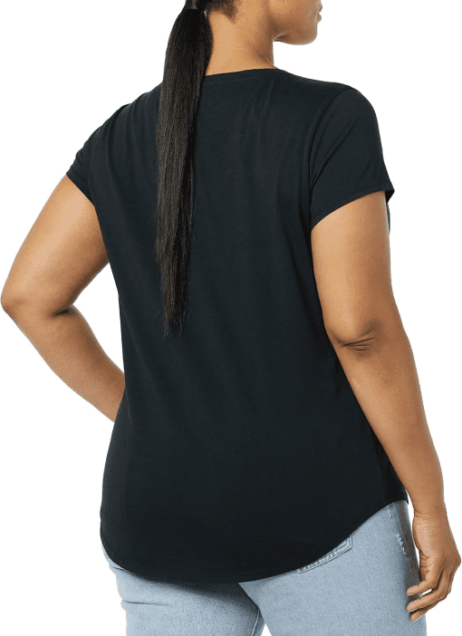 Style & Co Plus Size Classic V-Neck T-Shirt,  2X - Image 2