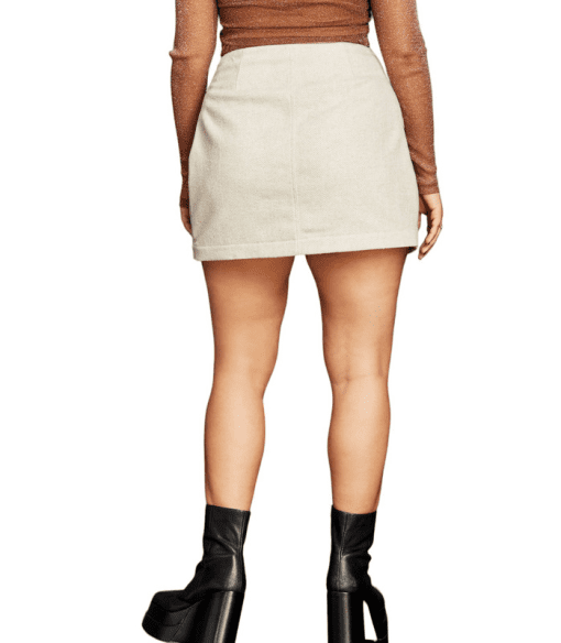 Royalty by Maluma Beige Wrap Mini Skirt - Size 16 - Women's Skirts - Image 2