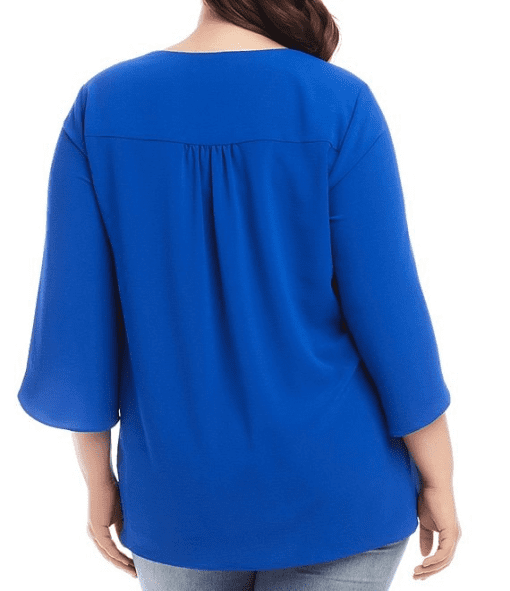 Vince Camuto Plus Flutter Sleeve Top 3X - Image 2