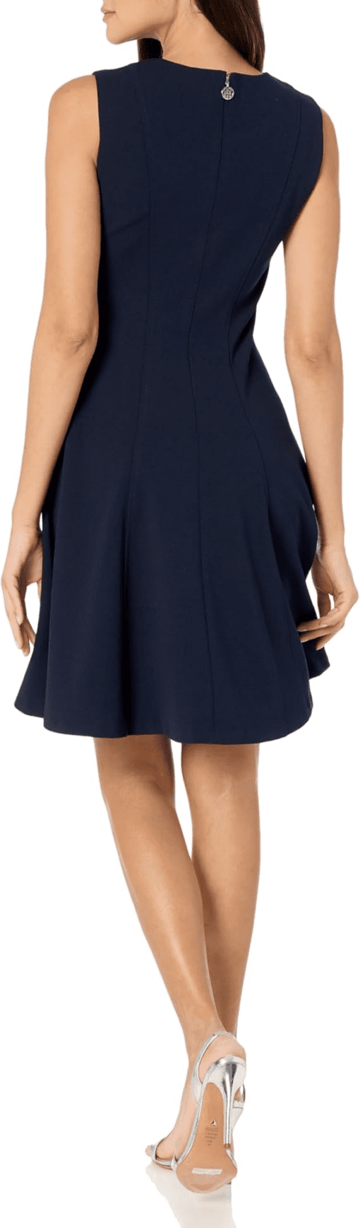 Jessica Howard Petite Pleated Fit & Flare Dress 4P - Image 2