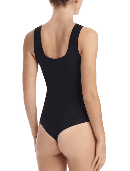 Bar Iii Seamless Scoop-Neck Thong Bodysuit,  Deep Black - Image 3