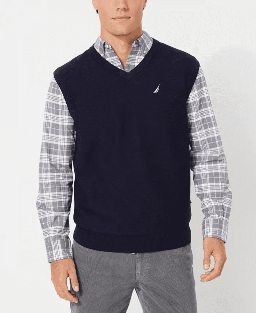 Nautica Navtech V-neck Sweater Vest S - Image 2