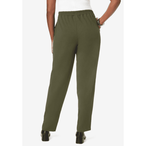 Calvin Klein Plus Olive Slim Leg Pants 22W - Women's Trousers - Image 3