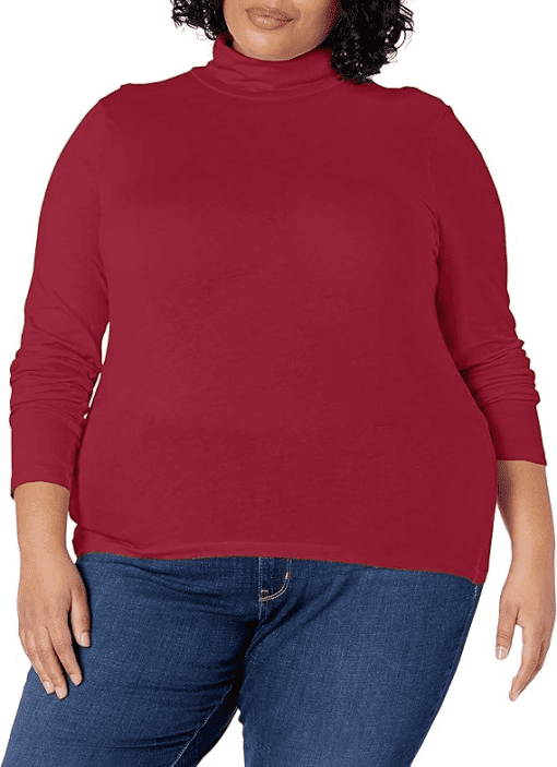 Karen Scott Plus Size Mock-Neck Top, - Malbec 2X - Image 2