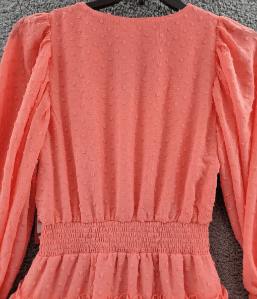 Vince Camuto Women's Long Sleeve Tiered Ruffle Dress S - Image 3