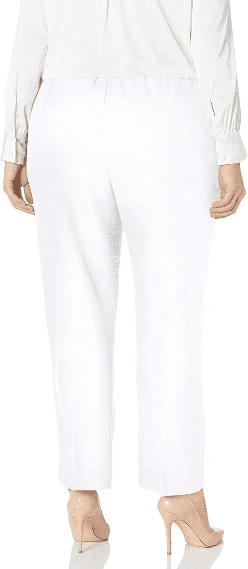 Alfred Dunner Women's Plus-Size Solid Medium Pant 24W - Image 3