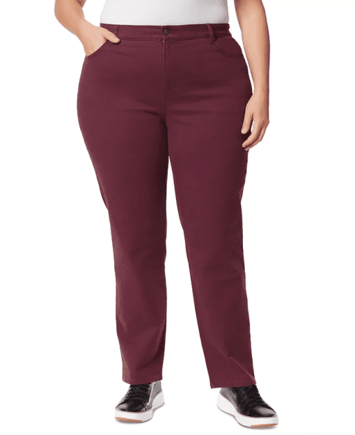 Gloria Vanderbilt Plus Size Amanda Jean, in Regular & Short - Huckleberry 22W - Image 2