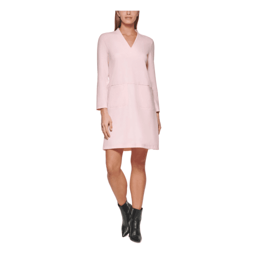 Dkny V-Neck Shift Dress 8 - Image 2