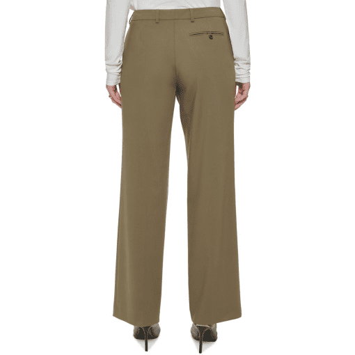 Calvin Klein Women's Lux Modern Fit Pants - Capers 6 - Image 3