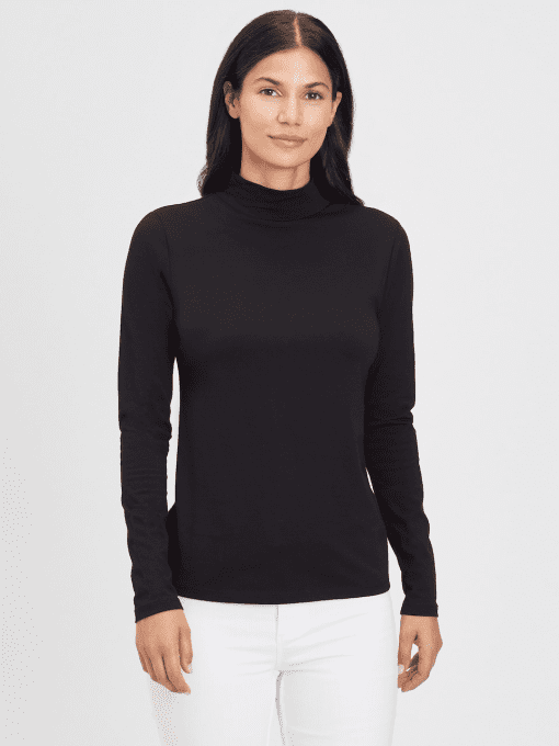 Karen Scott Mock-Neck Top, XL - Image 2