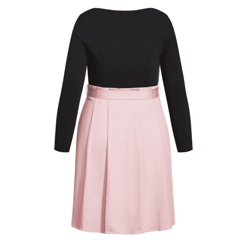 City Chic DRESS UPTOWN GIRL - Dusty Lilac M/18 - Image 3