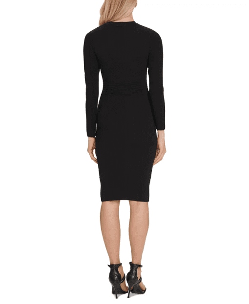 DKNY Womens Button Front MIDI Sweaterdress S - Image 3