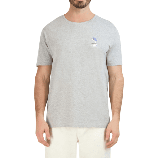 Havana Jim Men's Short Sleeve Fish Cation Graphic Tee L - Image 2