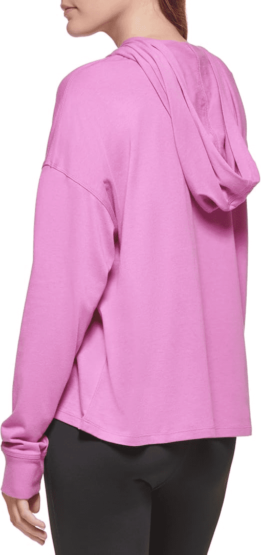 Calvin Klein Performance Pink Hoodie Top - Women's M - Activewear - Image 3