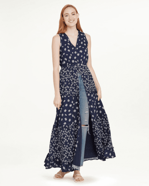 Splendid Northstar Floral Maxi Dress XS - Image 2