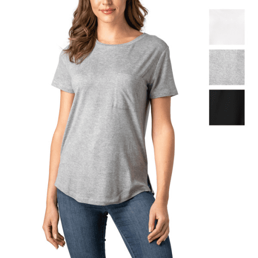 Style & Co Women's Pocket T-Shirt, - Medium Grey XXL - Image 2