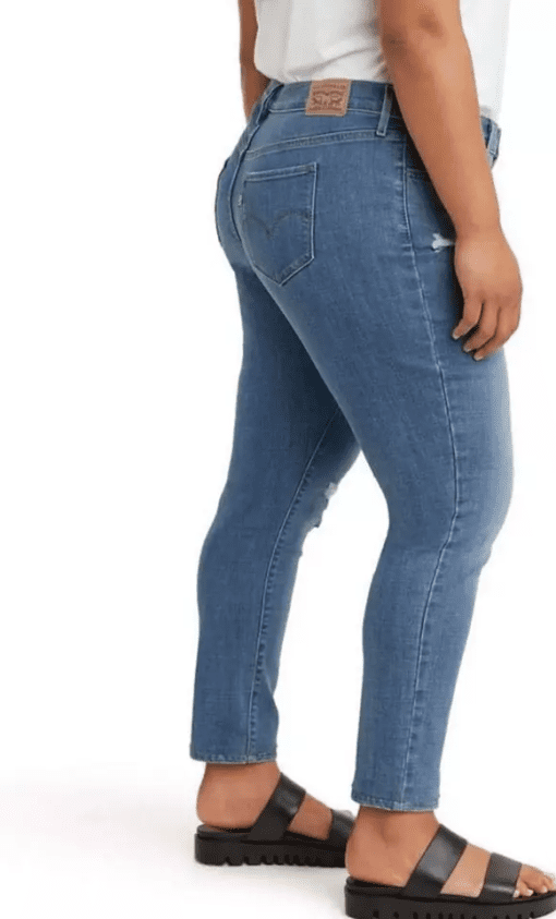 Levis Plus Women's Mid-Rise Stretch Skinny Jeans 18W - Image 4