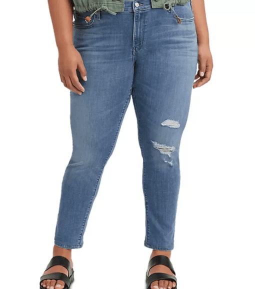 Levis Plus Women's Mid-Rise Stretch Skinny Jeans 18W - Image 2