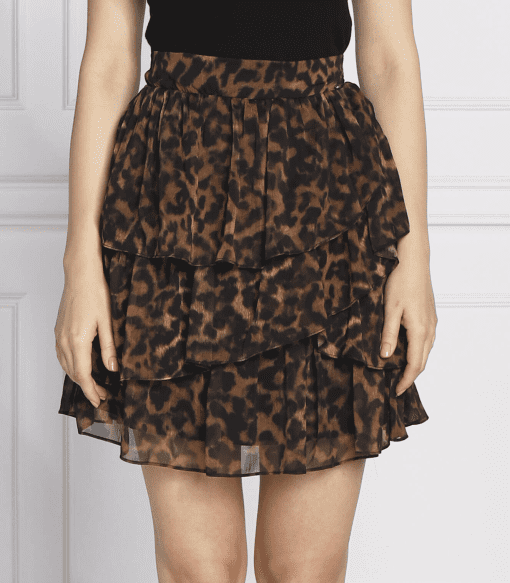 Guess Women's Tiered Mini A-Line Skirt XS - Image 2