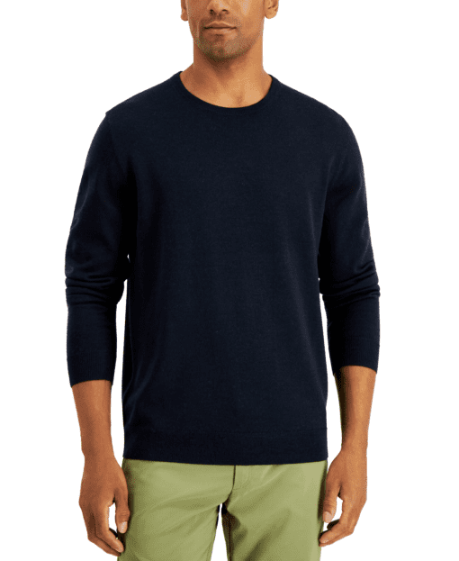 Alfani Men's Regular-Fit Solid Sweater, S - Image 2